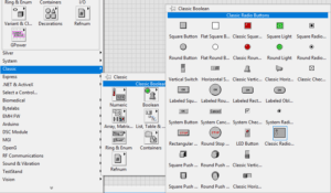 Labview radio button